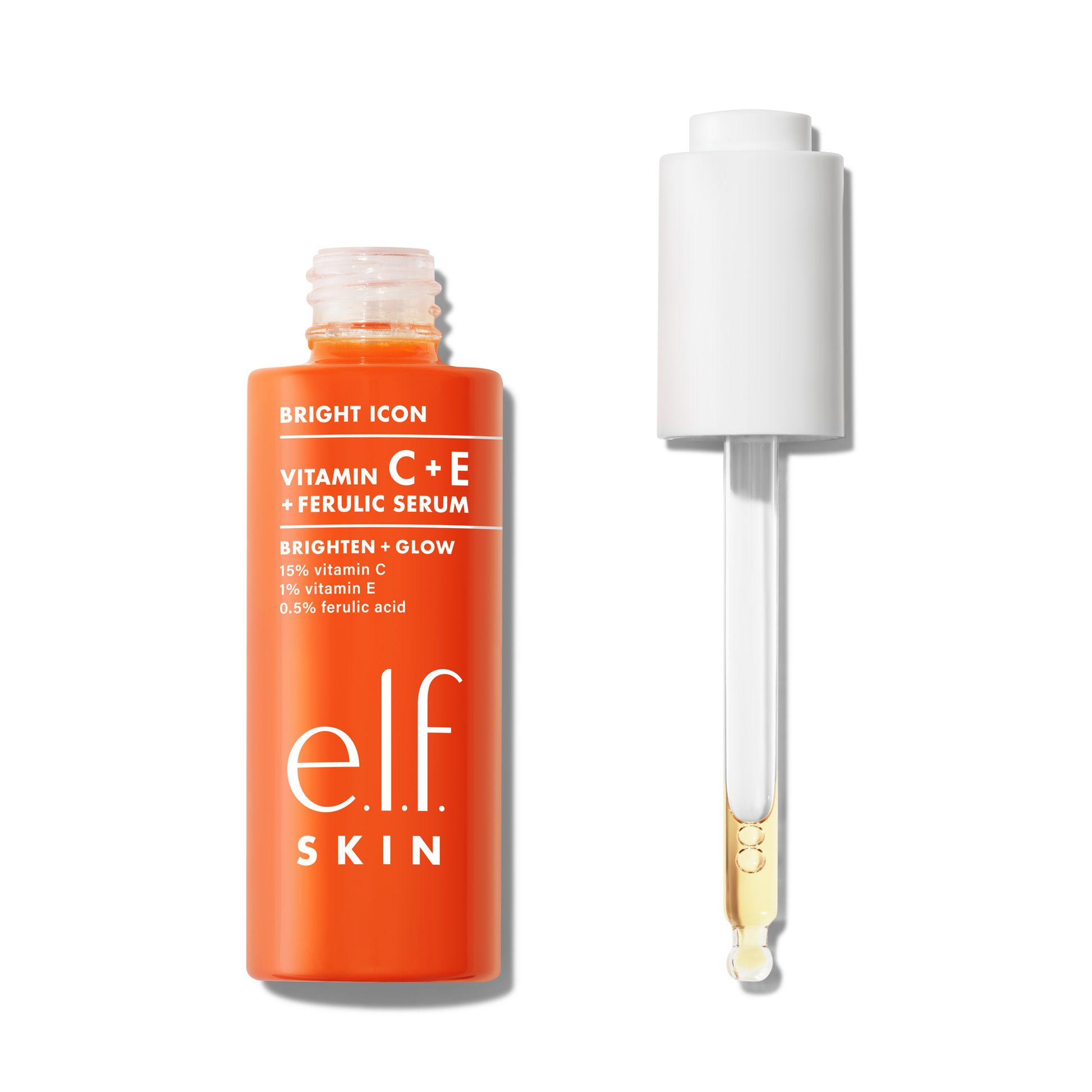 e.l.f. Skin Vitamin C+E + Ferulic Serum with dropper