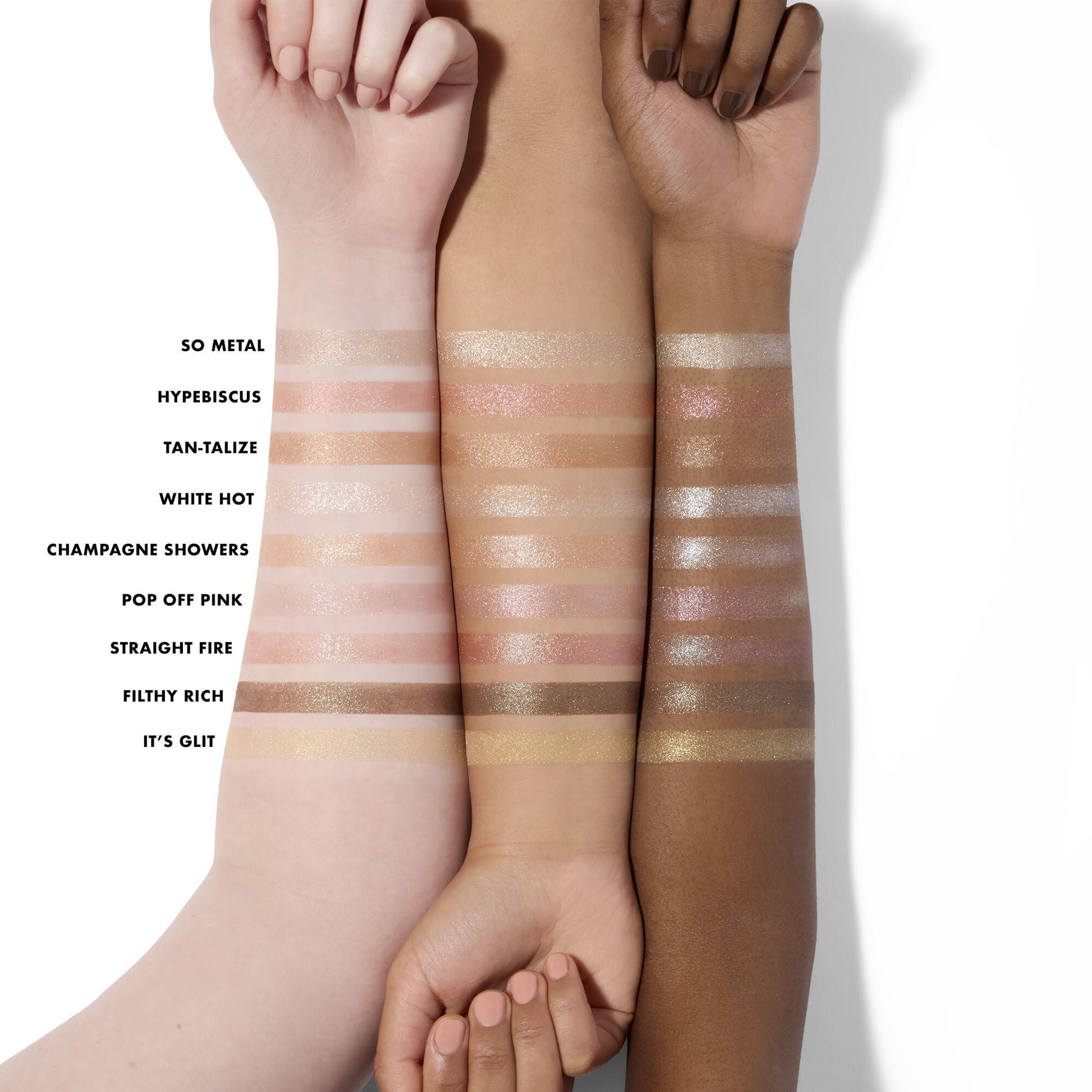 Fine As Fleck Glitter Eyeshadow Arm Swatches